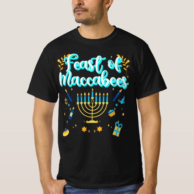 Anmärkning av matrester | Hanukkah Festival T Shirt (Framsida)
