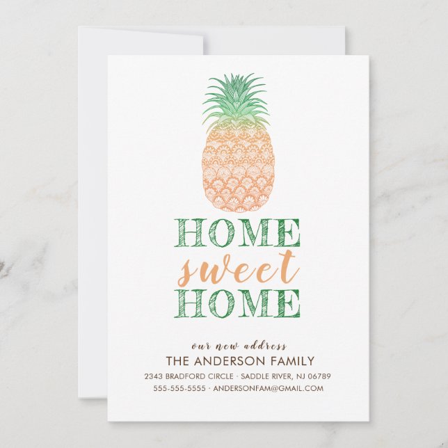 Anmärkning om anas Nya adress Flytta Meddelande (Framsida)