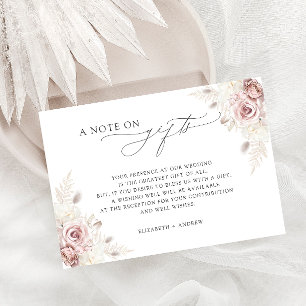 Anmärkning om  Blommigt Bröllop Wishing well Tilläggskort