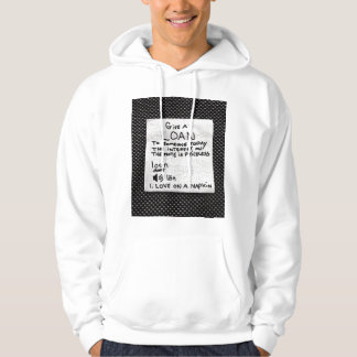ANMÄRKNING OM EN NAPKIN HOODIE