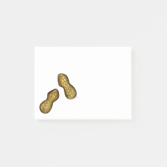 Anmärkning: Peanut Peanuts Snack Food Nöt Post-it Block (Framsida)