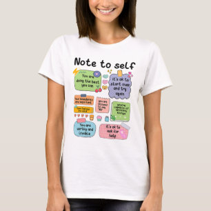 Anmärkning till psykologen vid självstudiekurs 1 t shirt