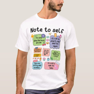 Anmärkning till psykologen vid självstudiekurs 1 t shirt