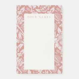 ANMÄRKNINGAR EFTER IT: WILLIAM MORRIS : BLOMMIGTEN POST-IT BLOCK