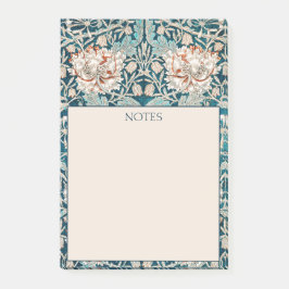 ANMÄRKNINGAR EFTER IT: WILLIAM MORRIS : HONEYSUCKL POST-IT BLOCK