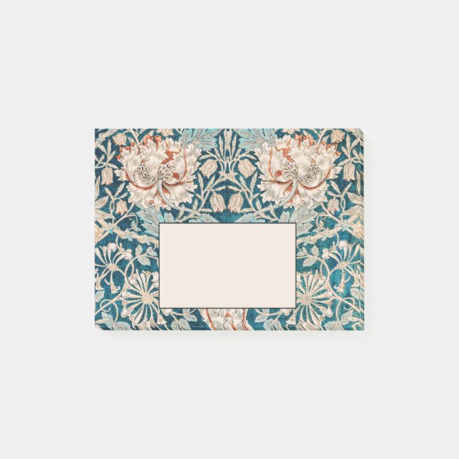 ANMÄRKNINGAR EFTER IT: WILLIAM MORRIS : HONEYSUCKL POST-IT BLOCK (Framsida)