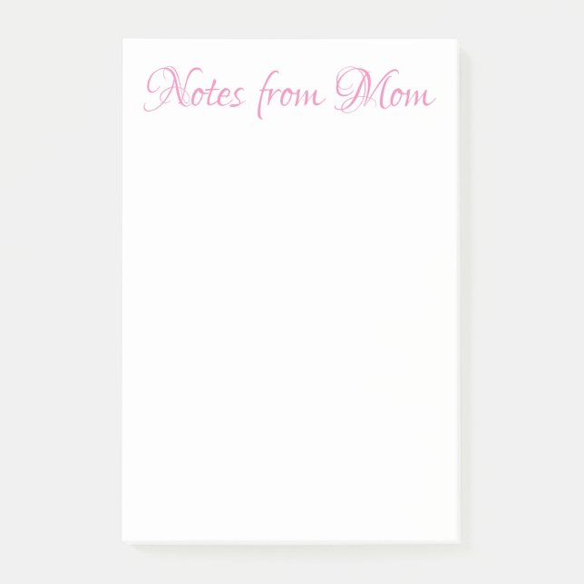 ANMÄRKNINGAR FRÅN MAMMA Post IT-anteckningar Post-it Block (Framsida)