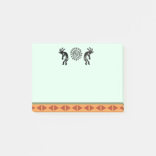 Anmärkningar från Sydvästra Feather Kokopelli Post-it Block