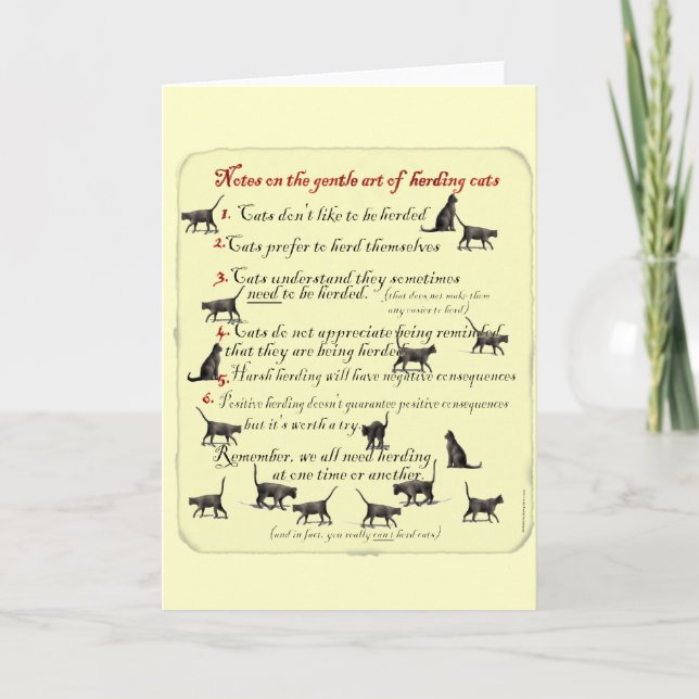 Anmärkningar om konst av Samlare Cats Kort (Framsida)