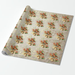 Anmärkningar om svampar Brown Woodland Antique Sån Presentpapper