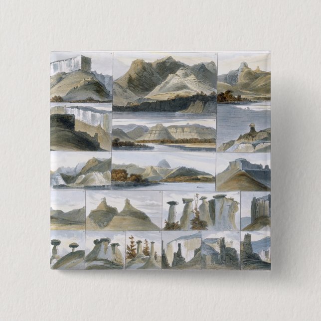 Anmärkningsvärda backar på upperen Missouri, Knapp (Framsida)