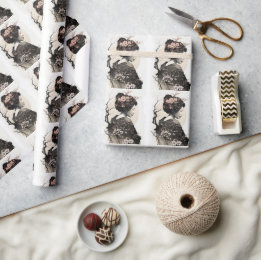 Anmutige japanische Geisha -  Presentpapper