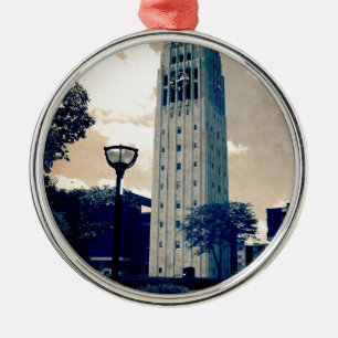 Ann Arbor Clock Torn Julgransprydnad Metall