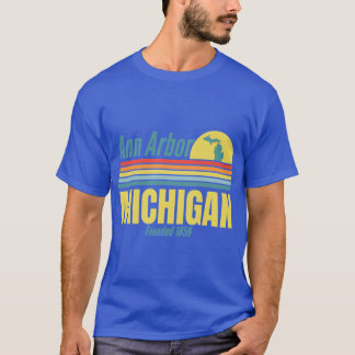 Ann Arbor Michigan grundade 1859 Design T Shirt