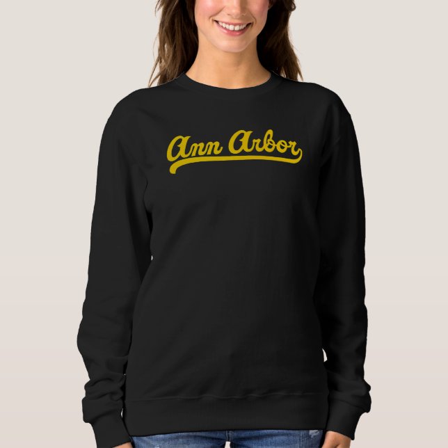 Ann Arbor Michigan Home State T Shirt (Framsida)