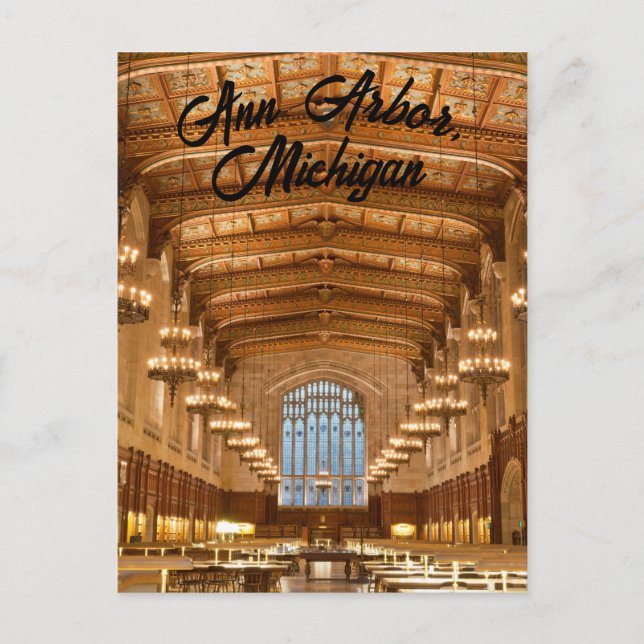 Ann Arbor, Michigan Postcard Vykort (Framsida)