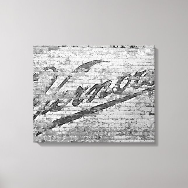 Ann Arbor Michigan Vernors Brick Wall 1999 Canvastryck (Framsida)