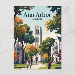 Ann Arbor, Michigan Vykort