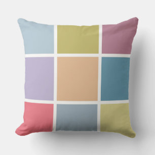 Ann Arbor Pastel Chalk Squares Kudde
