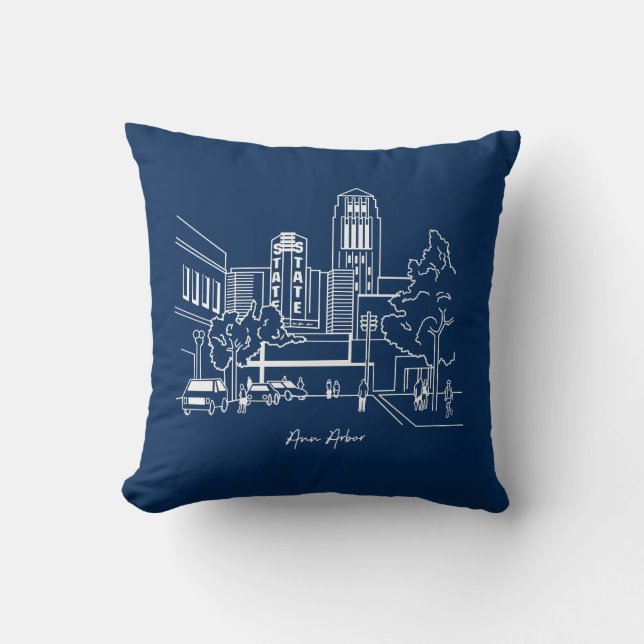 Ann Arbor Pillow Kudde (Framsida)
