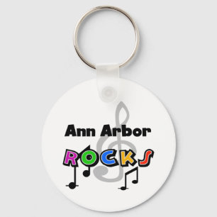 Ann Arbor stenar Nyckelring