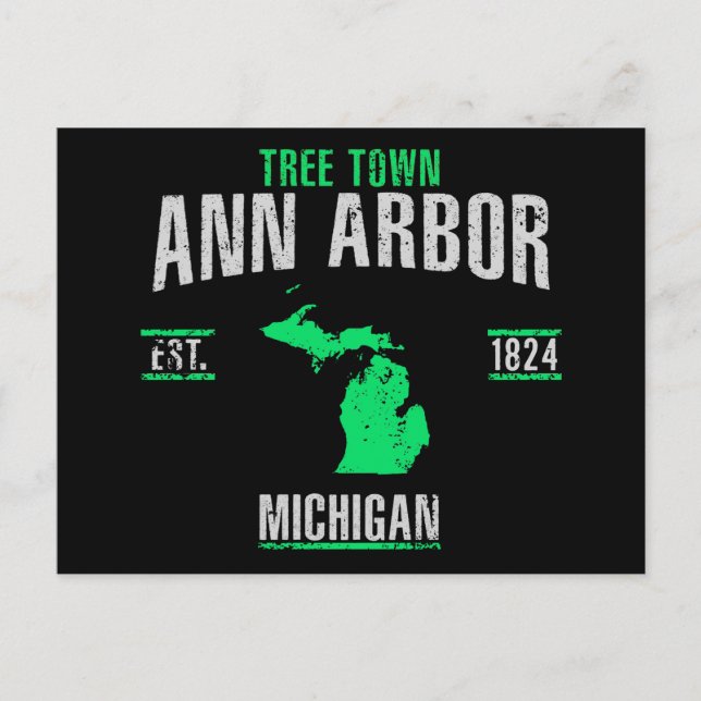 Ann Arbor Vykort (Framsida)