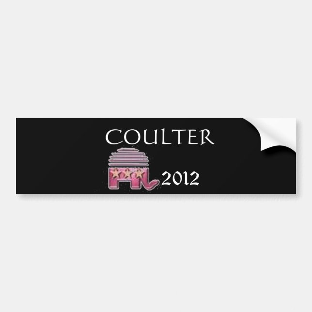 Ann Coulter 2012 Bildekal (Framsidan)