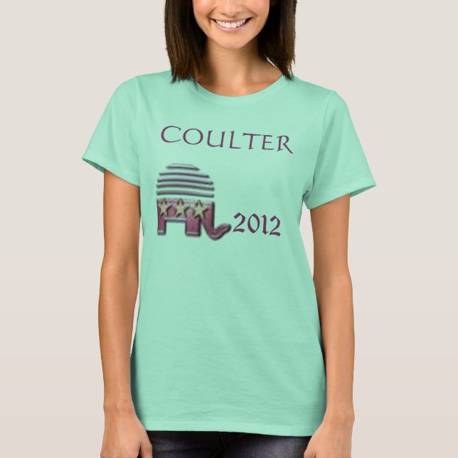 Ann Coulter 2012 Tee Shirt (Framsida)
