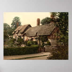 Ann Hathaways stuga, Stratford-på-Avon, England Poster