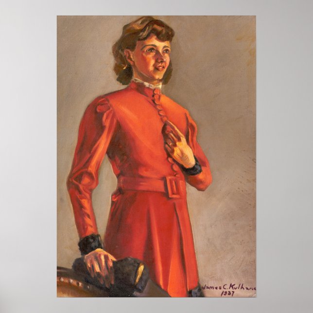 Ann Kulhanek Becka - Porträtt av Kulhanek Poster (Framsidan)