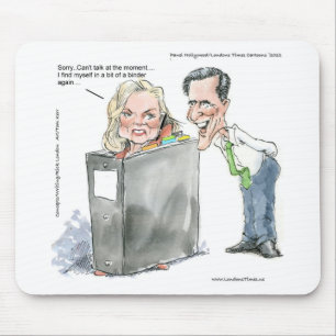 Ann Romney i en mapp Roliga presenter T-shirts & k Musmatta