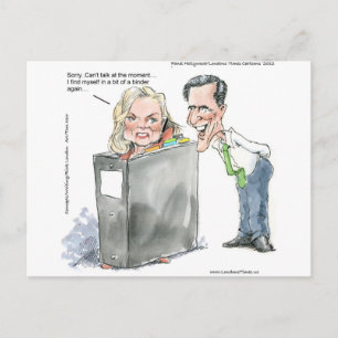 Ann Romney i en mapp Roliga presenter T-shirts & k Vykort