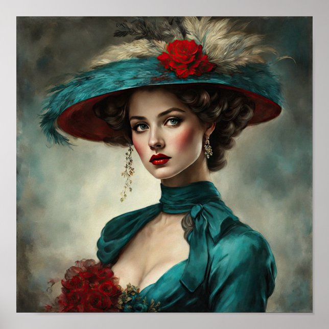 Anna A Proper Art Deco Dam Poster (Framsidan)