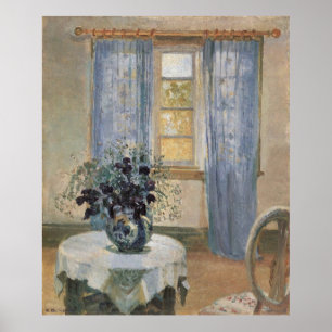 Anna Ancher's Blue Clematis in the Artist's Studio Poster