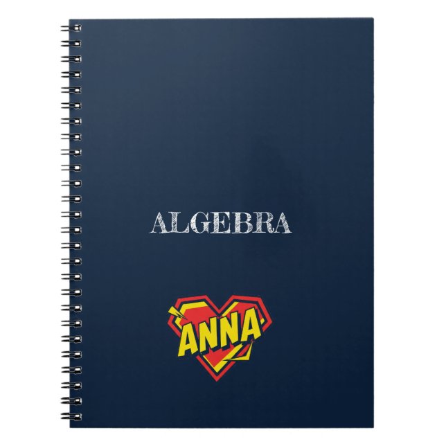 Anna Blue Anteckningsbok (Framsidan)