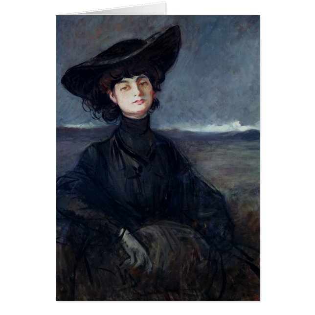 Anna de Noailles Hälsningskort (Framsidan)