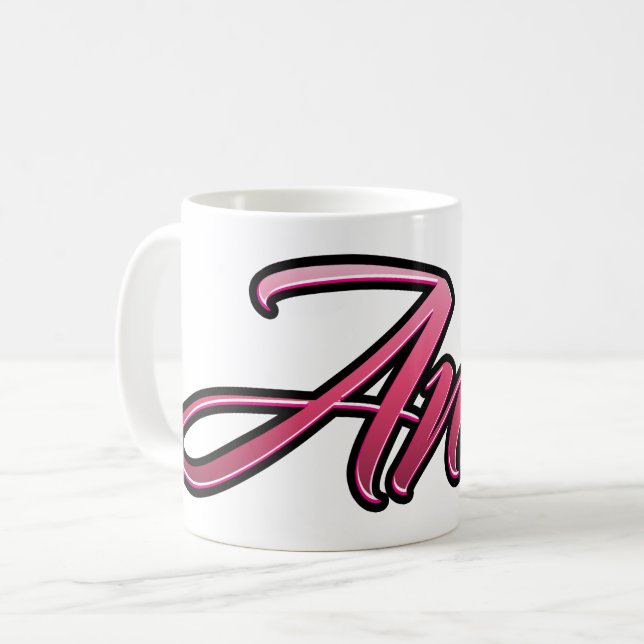 Anna faded pink Tasse Teetasse Kaffeetasse Kaffemugg (Framsida vänster)