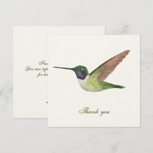 Anna Hummingbird - tackkort Tack Kort