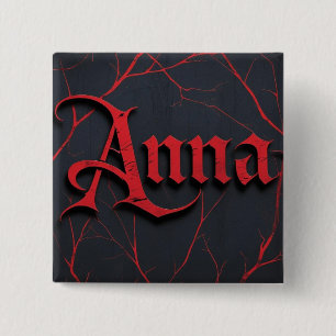 Anna i gotisk stil knapp