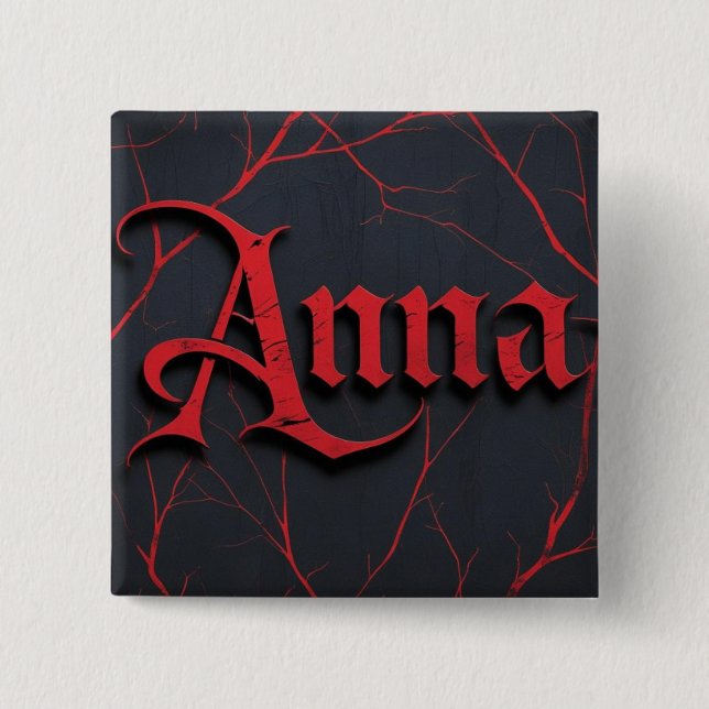 Anna i gotisk stil knapp (Framsida)