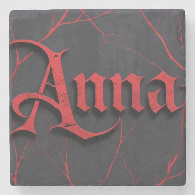 Anna i gotisk stil stenunderlägg (Framsidan)