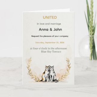Anna & John – FÖRENAD i kärlek och äktenskap  Kort