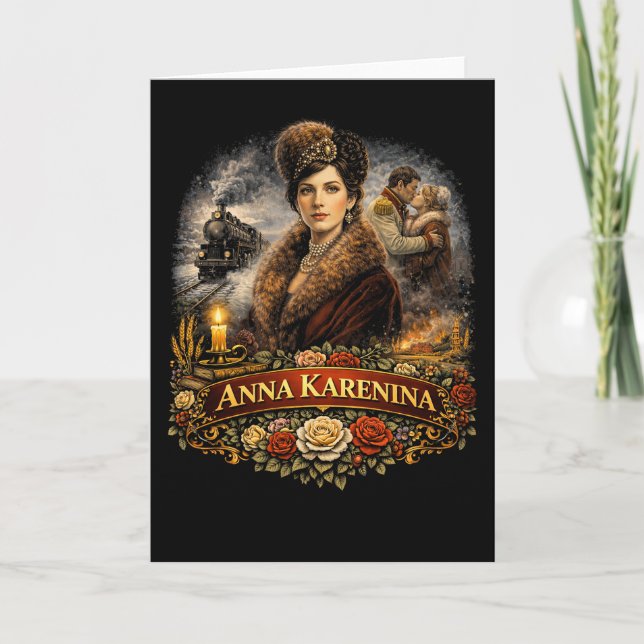 Anna Karenina Helgkort (Framsida)