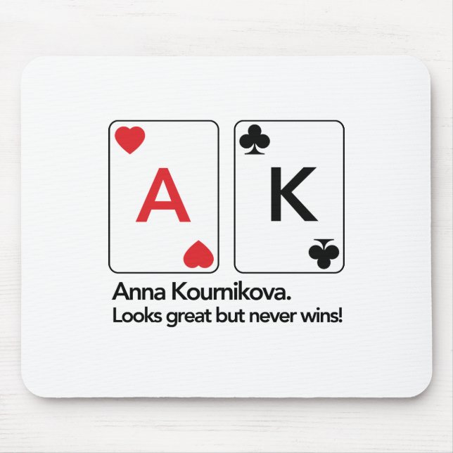 Anna Kournikova/överdängarekung Musmatta (Framsidan)
