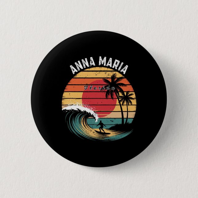 Anna Maria Beach Florida Strand Surfing  Knapp (Framsida)
