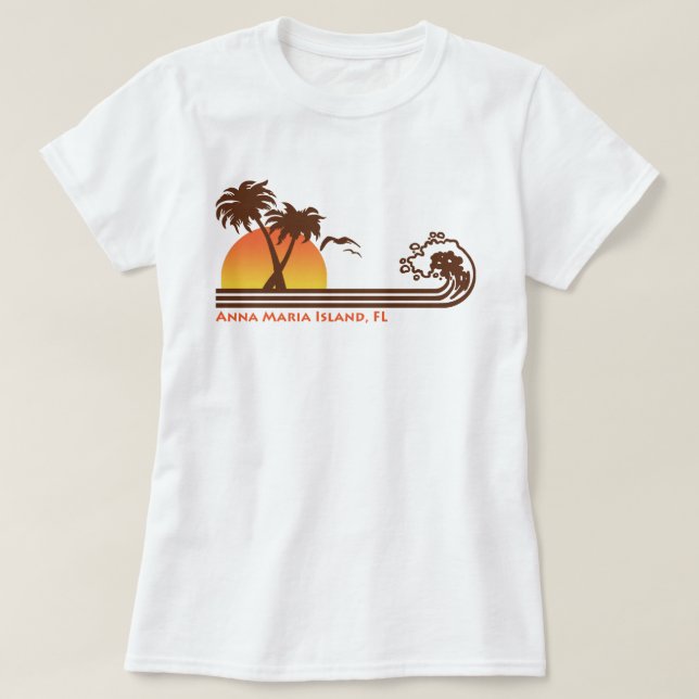 Anna Maria Island FL T Shirt (Design framsida)