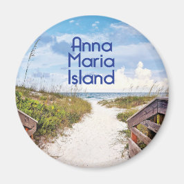 Anna Maria Island Florida Beach entrance Photo Magnet
