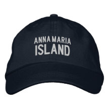 Anna Maria Island Florida Embroided Baseball Hat