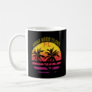 Anna Maria Island Florida Handflatan Träd Kaffemugg