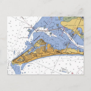 Anna Maria Island Florida Nautical Postcard Vykort